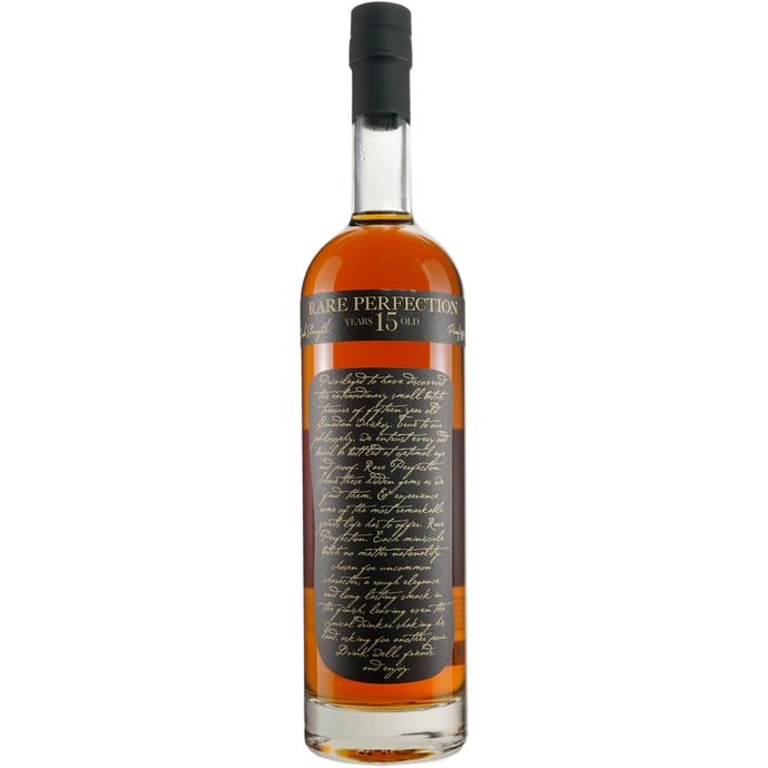 Rare Perfection 15 year old Cask Strength Canadian Whisky