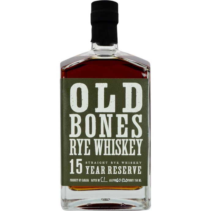 Backbone Old Bones 15 year old Reserve Straight Rye