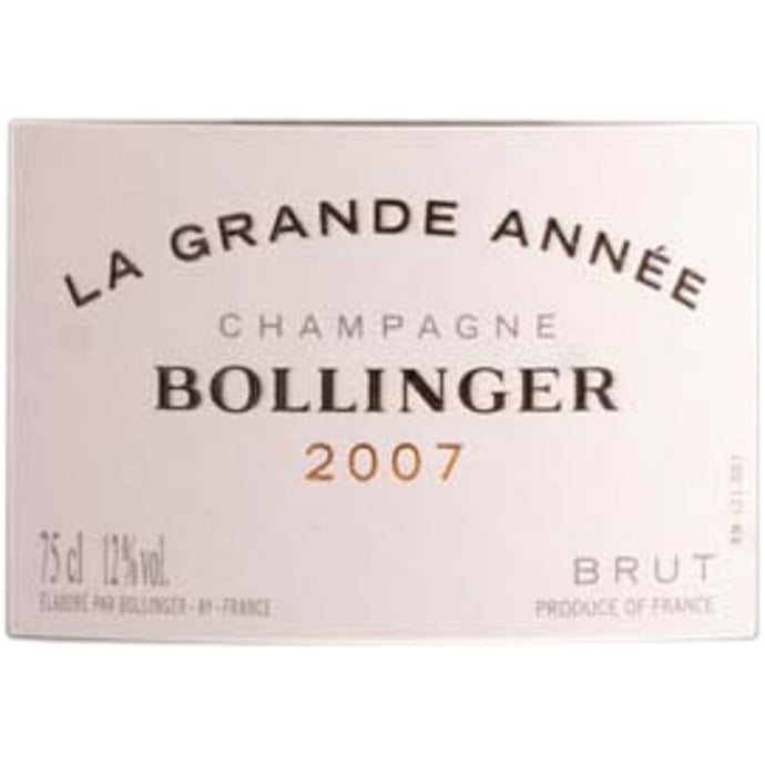 Bollinger La Grande Annee 2007