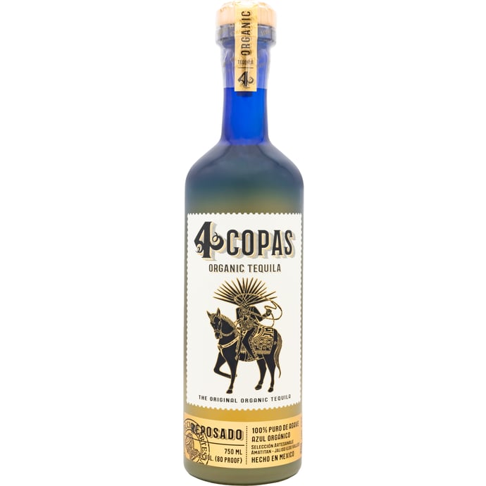 4 Copas Reposado Organic Tequila