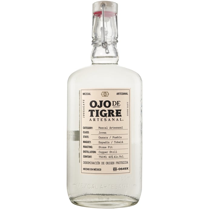 Ojo de Tigre Mezcal Artesanal Espadin Tobala