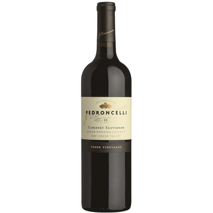 Pedroncelli Cabernet Sauvignon Three Vineyards 2018