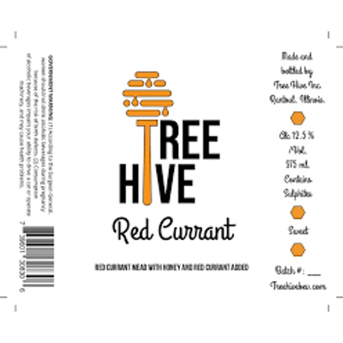 Treehive Red Currant Mead Half Bottle
