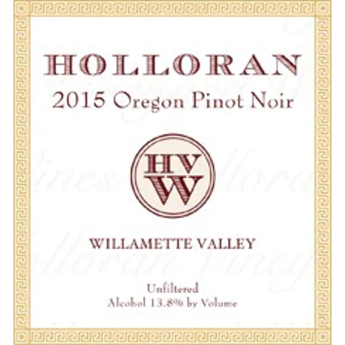 Holloran Vineyards Pinot Noir 2015