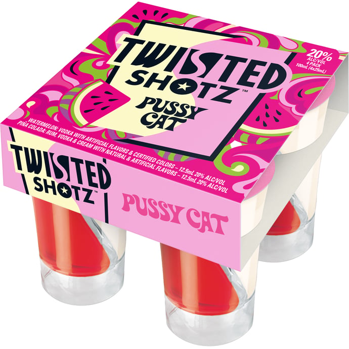 Twisted Shotz Pussy Cat 4 Pack
