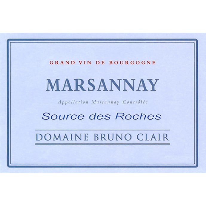 Domaine Bruno Clair Marsannay Blanc Sources des Roches 2018