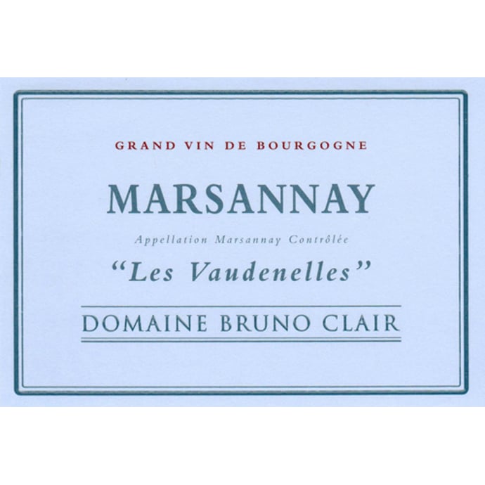 Domaine Bruno Clair Marsannay Les Vaudenelles 2018