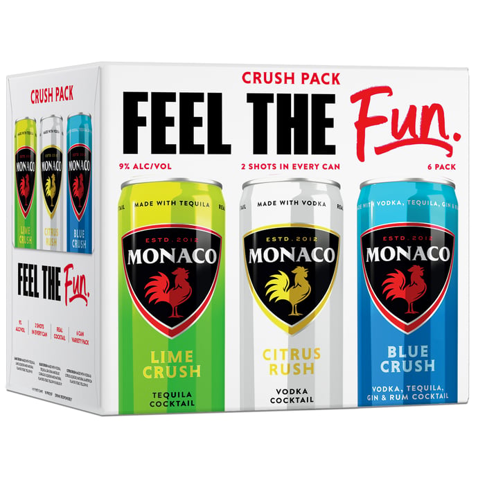 Monaco Variety Pack 6 Pack Cans