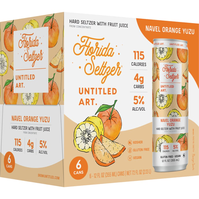 Untitled Art Florida Seltzer Naval Orange Yuzu