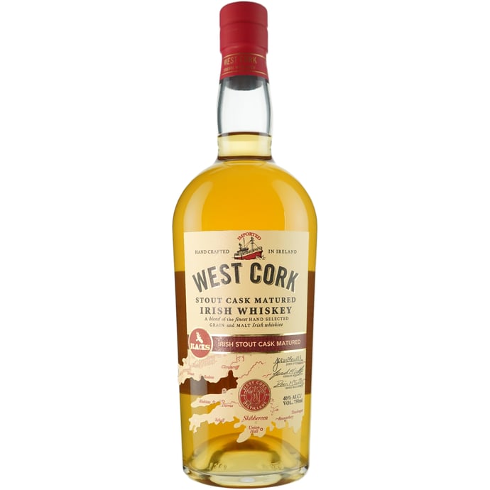 West Cork Distillers Stout Cask Matured Irish Whiskey