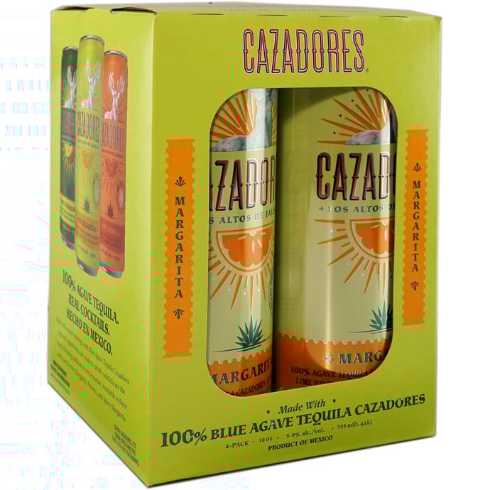 Cazadores Margarita 4 Pack Cans