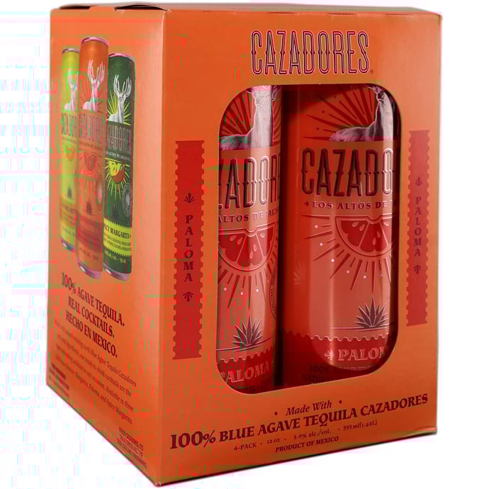 Cazadores Paloma 4 Pack Cans