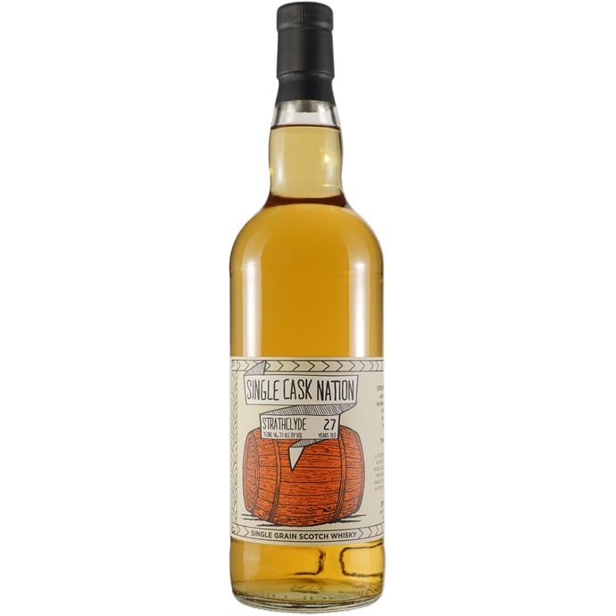 Single Cask Nation Strathclyde 27 year old ex Bourbon Cask # 243375 Single Grain Whisky 1993