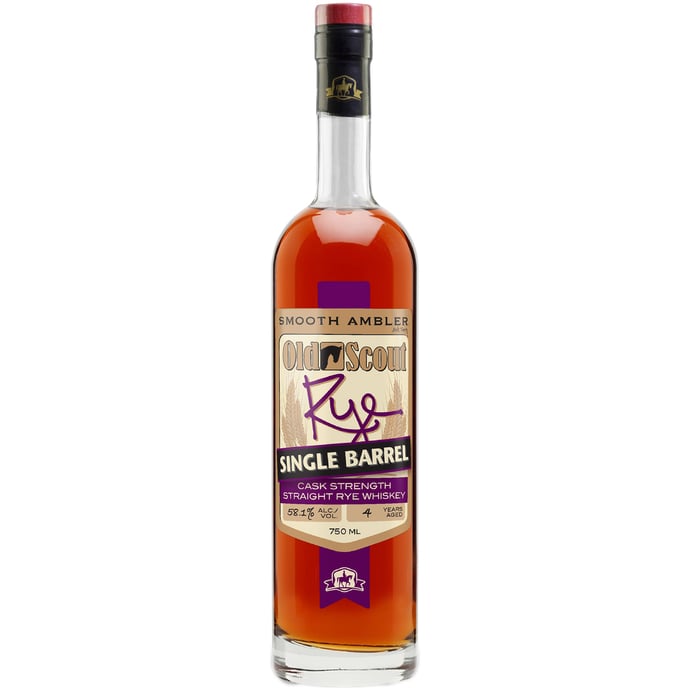 Smooth Ambler Cask Strength Straight Rye Single Barrel 113.6 Proof