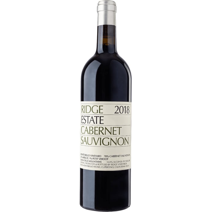 Ridge Cabernet Sauvignon Estate 2018