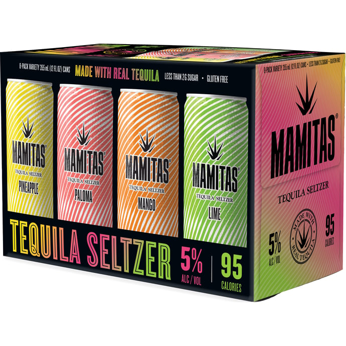 Mamitas Variety Tequila & Soda 8 Pack Cans