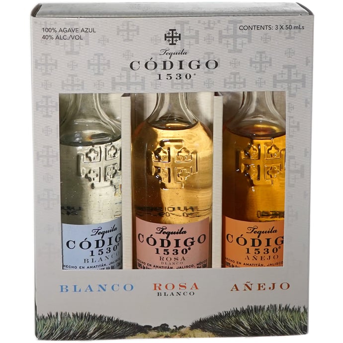 Codigo 1530 Tequila Sample Pack 3 x 50ml