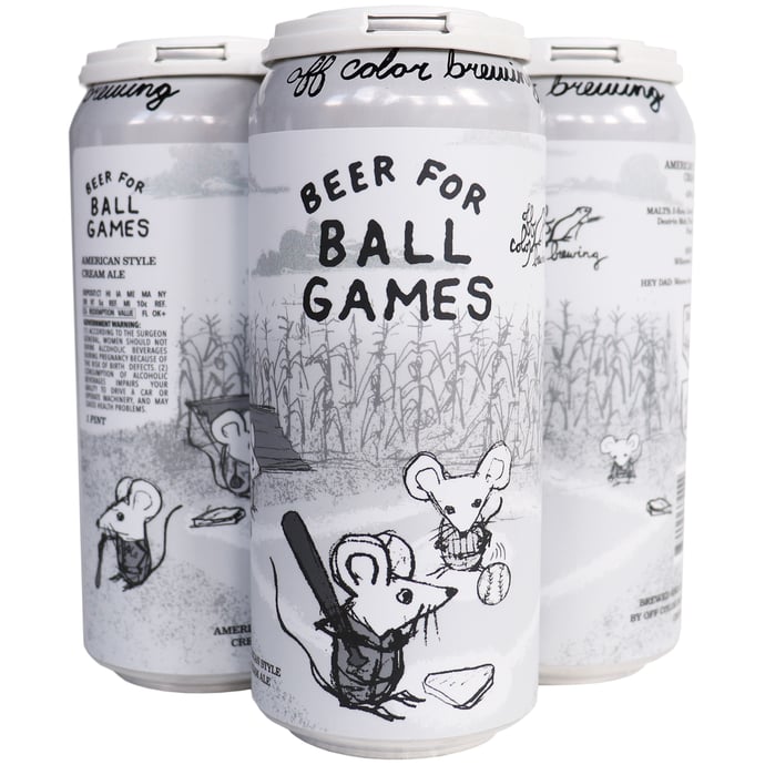 Off Color Beer For Ball Games
