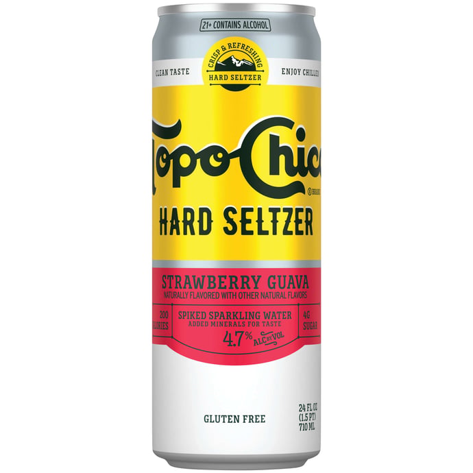 Topo Chico Hard Seltzer Strawberry Guava