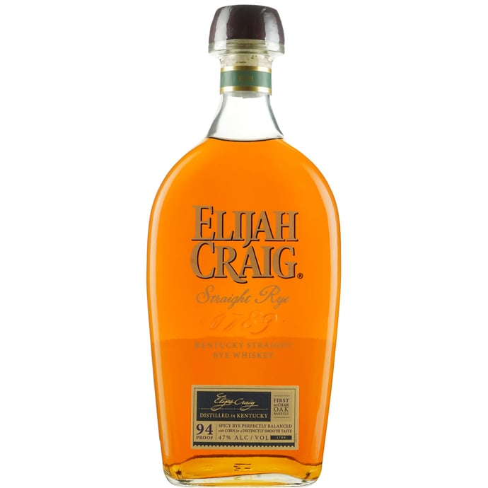 Elijah Craig Straight Rye Whiskey