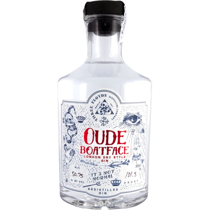Three Floyds Distilling Oude Boat Face Gin