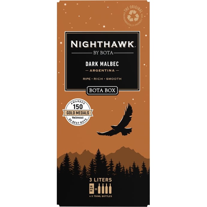 Bota Box Nighthawk Black Dark Malbec