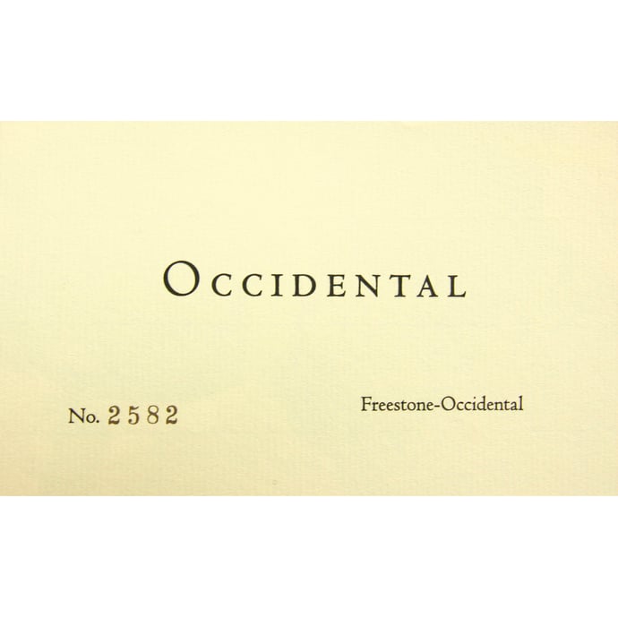 Occidental Pinot Noir Freestone Occidental 2019