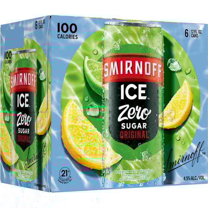 Smirnoff Ice Zero Sugar pack of 12 oz Can