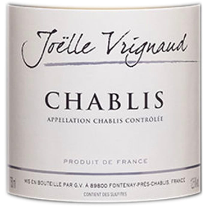 Joelle Vrignaud Chablis 2018 Half Bottle