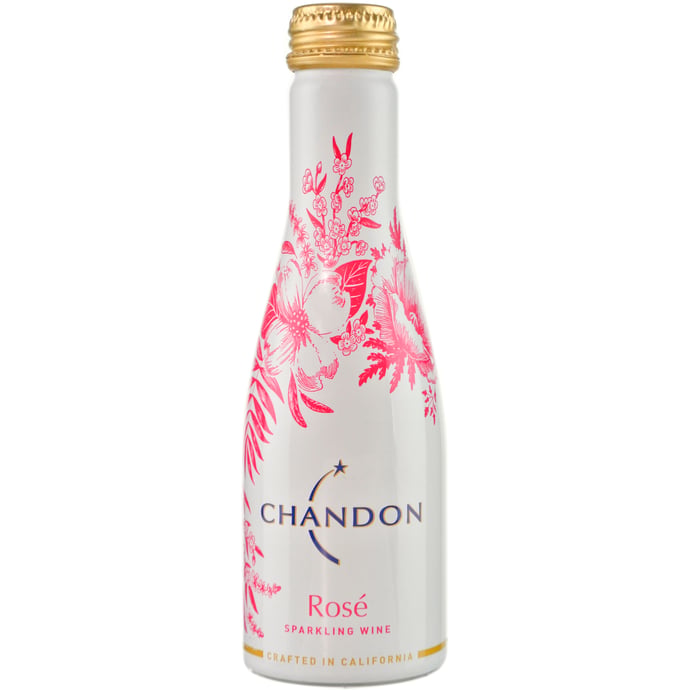 Chandon Rose Single Aluminum Bottle