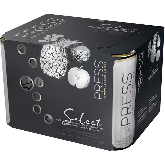PRESS Seltzer Select Variety Pack