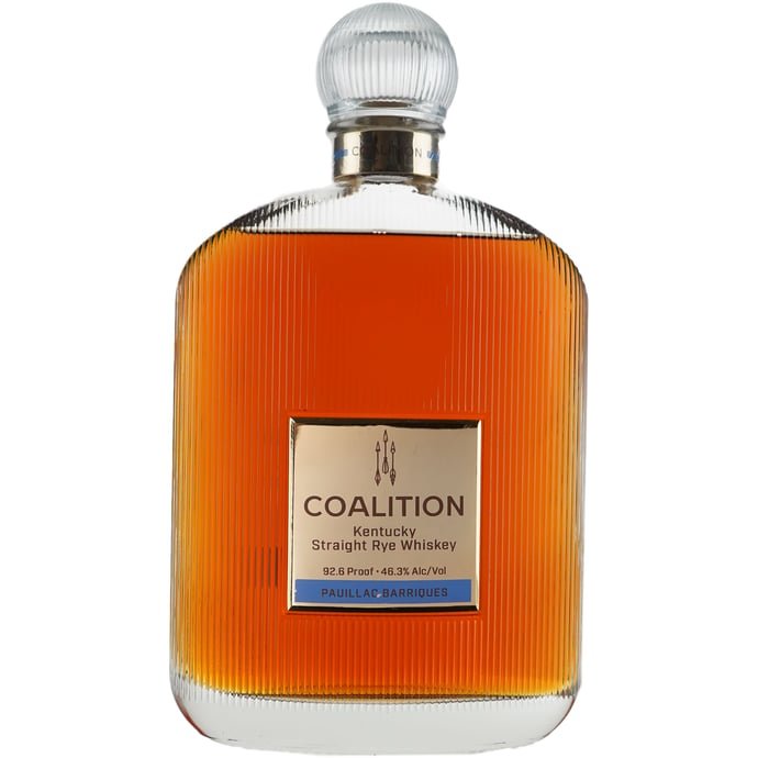 Coalition Straight Rye Finished in ex Pauillac Barriques