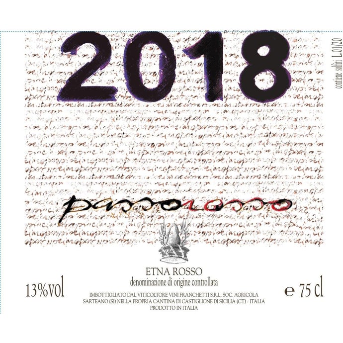 Passopisciaro Etna Rosso Passorosso 2018