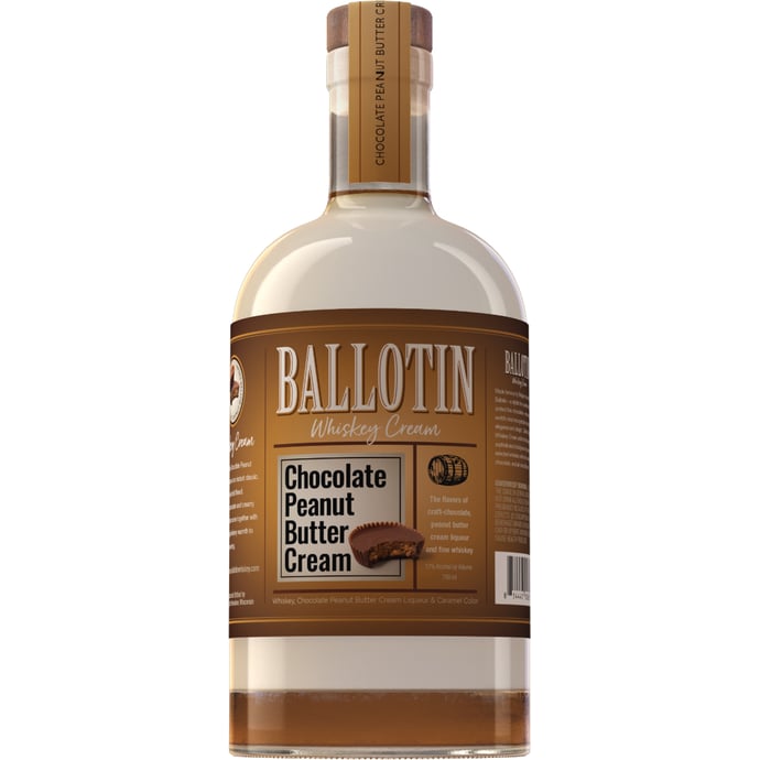 Ballotin Chocolate Peanut Butter Whiskey Cream