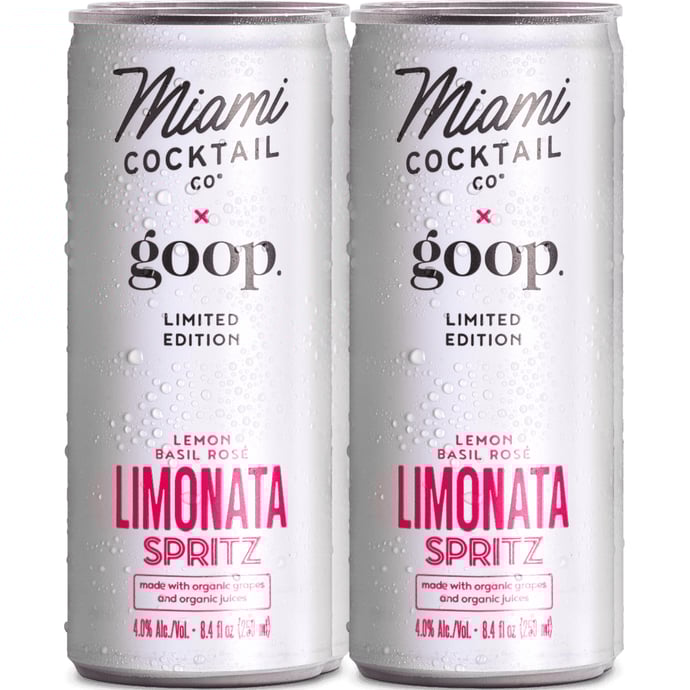 Miami Cocktails Lemon Basil Spritz 4pk Cans