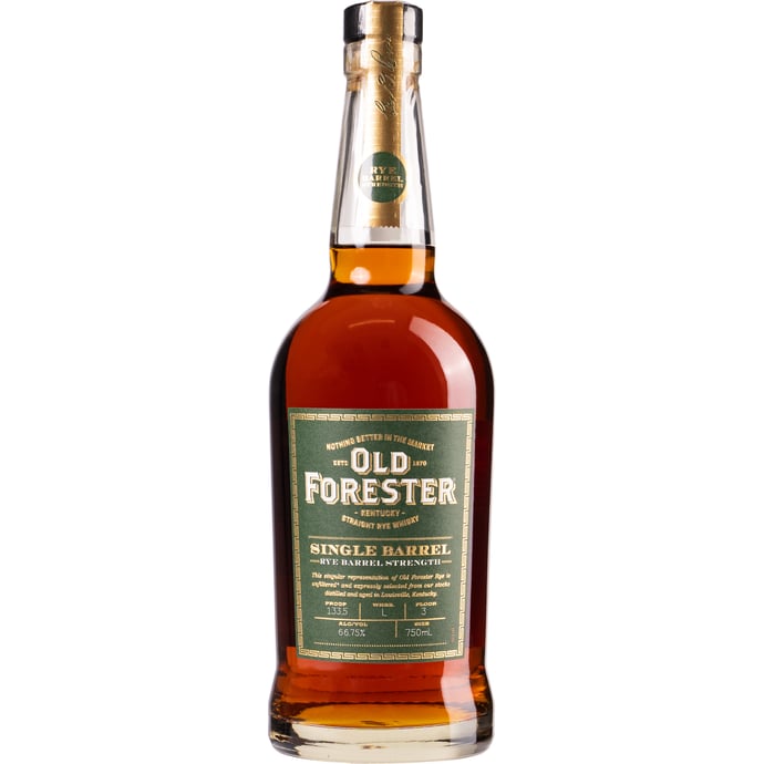 Old Forester Single Barrel Cask Strength Rye Limited Release