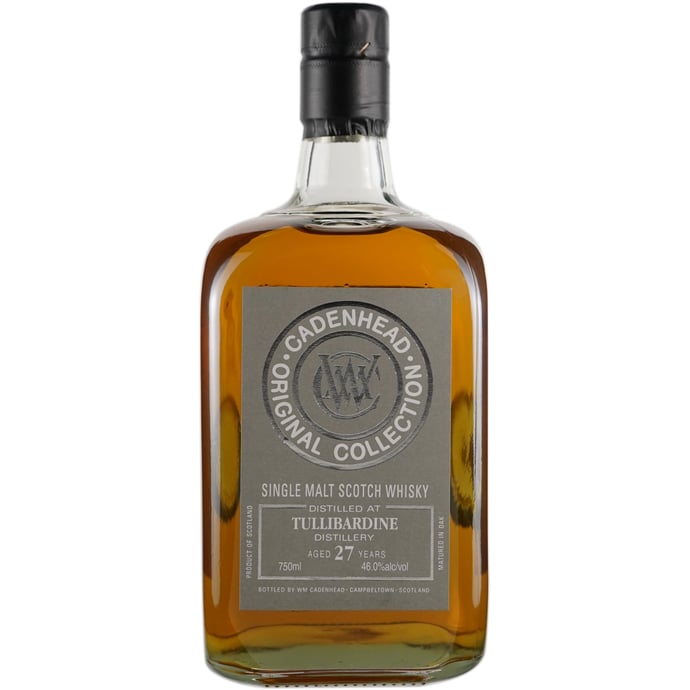 Cadenhead's Tullibardine 27 year old Unchillfiltered