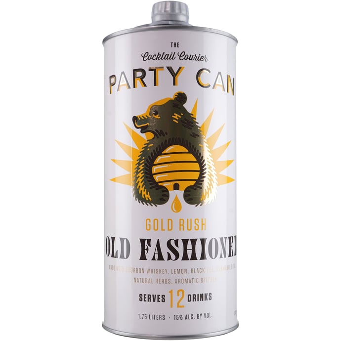 Party Can Gold Rush Old Fashioned by Cocktail Courier