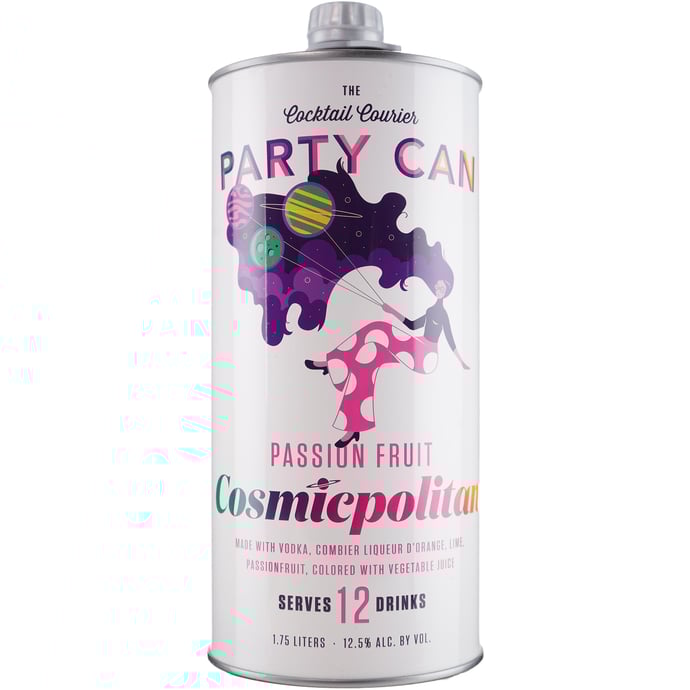 Party Can Passion Fruit Cosmicpolitan by Cocktail Courier