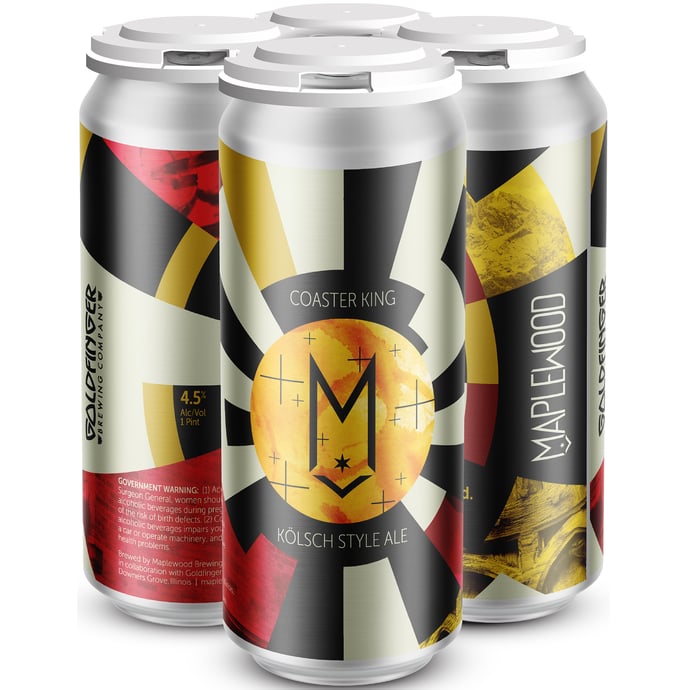 Maplewood Coaster King collaboration with Goldfinger