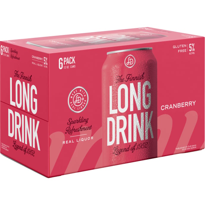 The Long Drink Company Cranberry Cocktail