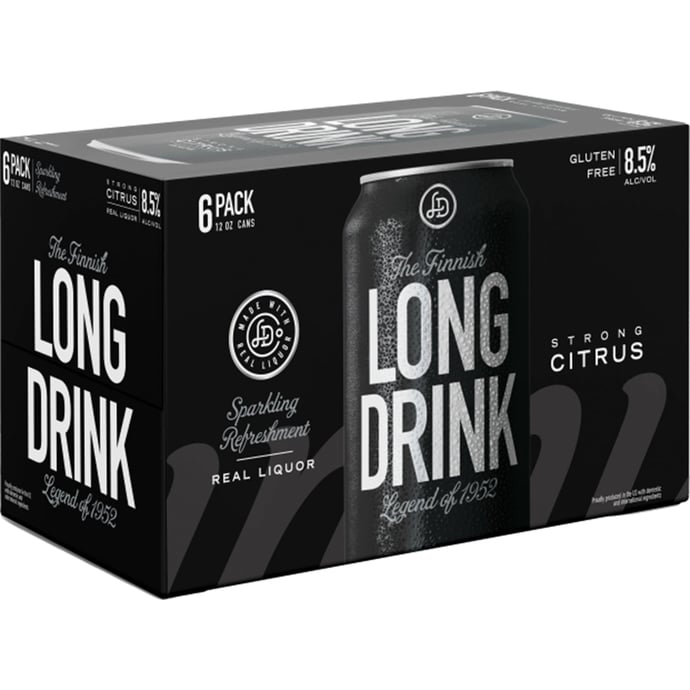 The Long Drink Company Strong Citrus Cocktail