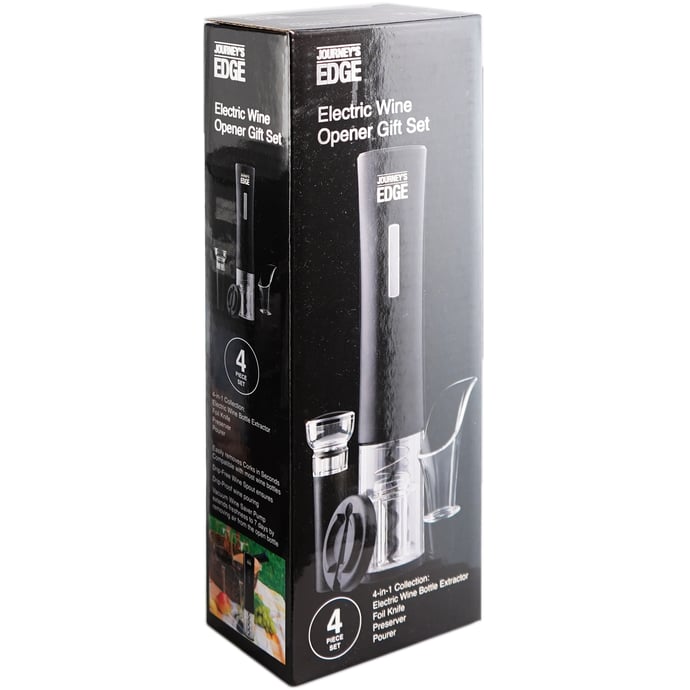Journeys Edge Electric Wine Opener Set