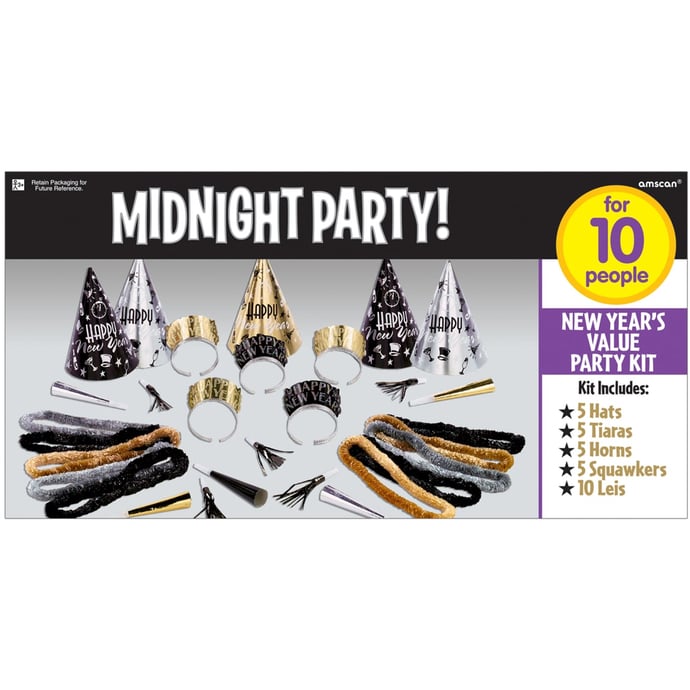 Midnight Party NYE Kit for 10