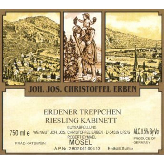 Joh Jos Christoffel Erben Erdner Treppchen Riesling Kabinett 2019