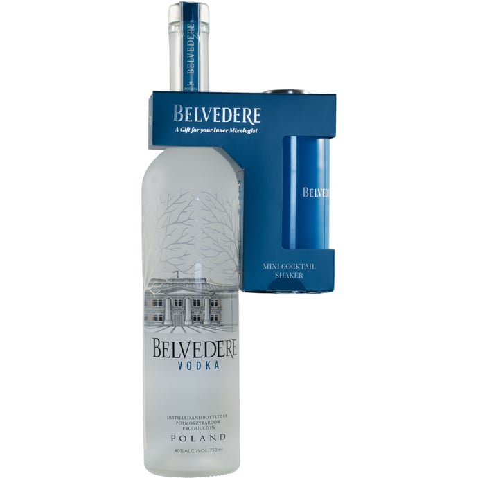 Belvedere Vodka with Glass