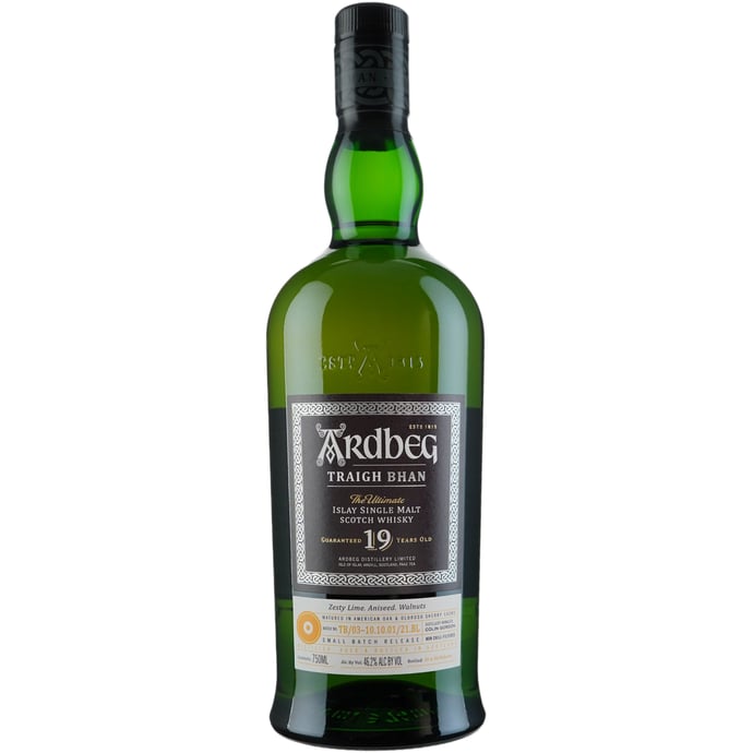 Ardbeg Traigh Bhan 19 year old Islay Single Malt Batch # 3 Limited Release 2021
