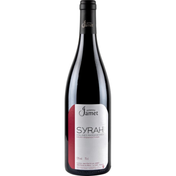 Domaine Jamet Syrah Collines Rhodaniennes 2019