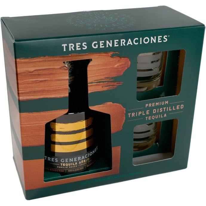 Tres Generaciones Anejo Tequila Glass Set