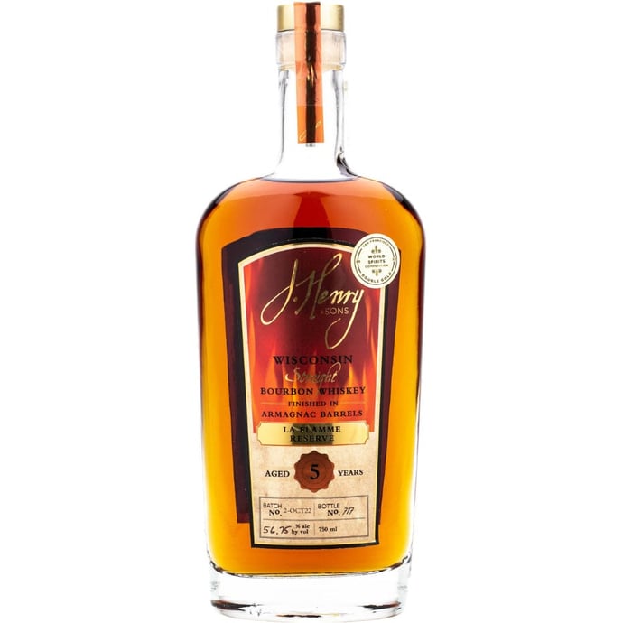 J. Henry & Sons La Flamme Reserve Bourbon Barrel Strength Finished in Armagnac Casks